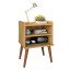 Mesa de Cabeceira 1 Gaveta Freijo/Off White